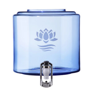 Produktbild: Glasgefäß 8 Liter Fontana Serie für die Wasserfilter JORO und KAITO von Lotus Vita.